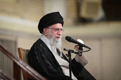 گزارش تصویری | سخنرانی رهبر معظم انقلاب در مراسم عزاداری شهادت امام رضا(ع)