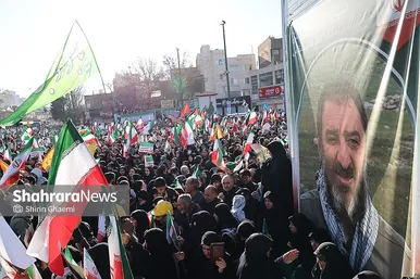 گزارش تصویری | مراسم تشییع پیکر شهدای مدافع امنیت در مشهد (۲۲ دی ۱۴۰۴) - ۴