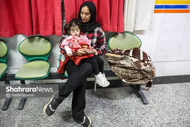 گزارش تصویری | بیمارستان دکتر شیخ مشهد در موج جدید آنفلوآنزا