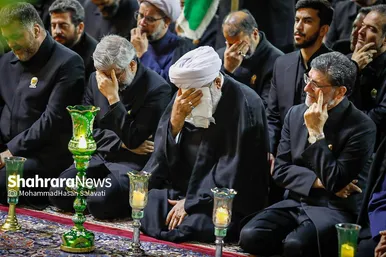 گزارش تصویری | آیین شام غریبان شهادت امام رضا(ع) در حرم رضوی