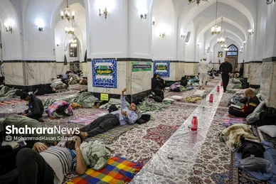گزارش تصویری | آیین معنوی اعتکاف در حرم امام رضا (ع)