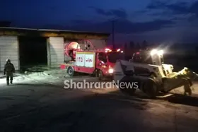 آتش سوزی بزرگ انبار گوگرد در مشهد (۴ اردیبهشت ۱۴۰۳)