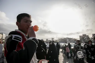 بازار گل در آستانه سال نو