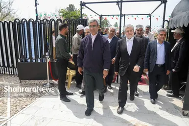 گزارش تصویری | بازدید استاندار خراسان رضوی و شهردار مشهد از چند بوستان سطح شهر و آرامگاه فردوسی در روز طبیعت