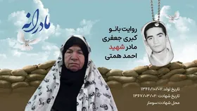 ویدئو| مادرانه| روایتی از دلتنگی مادران شهدا| شهید احمد همتی
