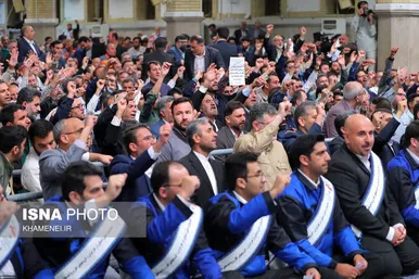 دیدار کارگران با رهبر معظم انقلاب
