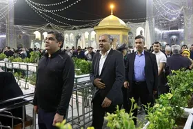 وزیر کشور پاکستان به حرم مطهر رضوی مشرف شد