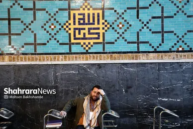 گزارش تصویری | آیین معنوی اعتکاف در حرم مطهر رضوی