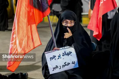 گزارش تصویری | دویست‌وبیست‌ونهمین شب حضور مردم مشهد در خیابان
