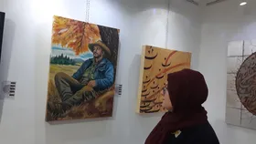 روایت بانوان نقاش در نمایشگاه &laquo;برگ&zwnj;ریزان&raquo;| نمایشِ ۳۵ اثر از ۱۵ هنرمند مشهدی