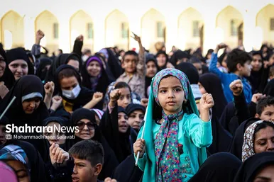 اجتماع مردمی عاشقان مبارزه با اسرائیل در مشهد