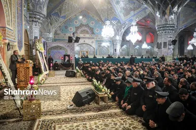 گزارش تصویری | حضور باشکوه مردم در مراسم عزاداری شهادت قائد امت در حرم امام‌رضا(ع)