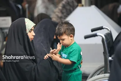 گزارش تصویری | مهمانان کوچک حرم رضوی