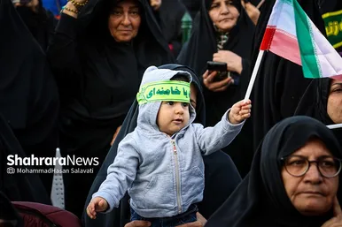 اجتماع مردمی عاشقان مبارزه با اسرائیل در مشهد