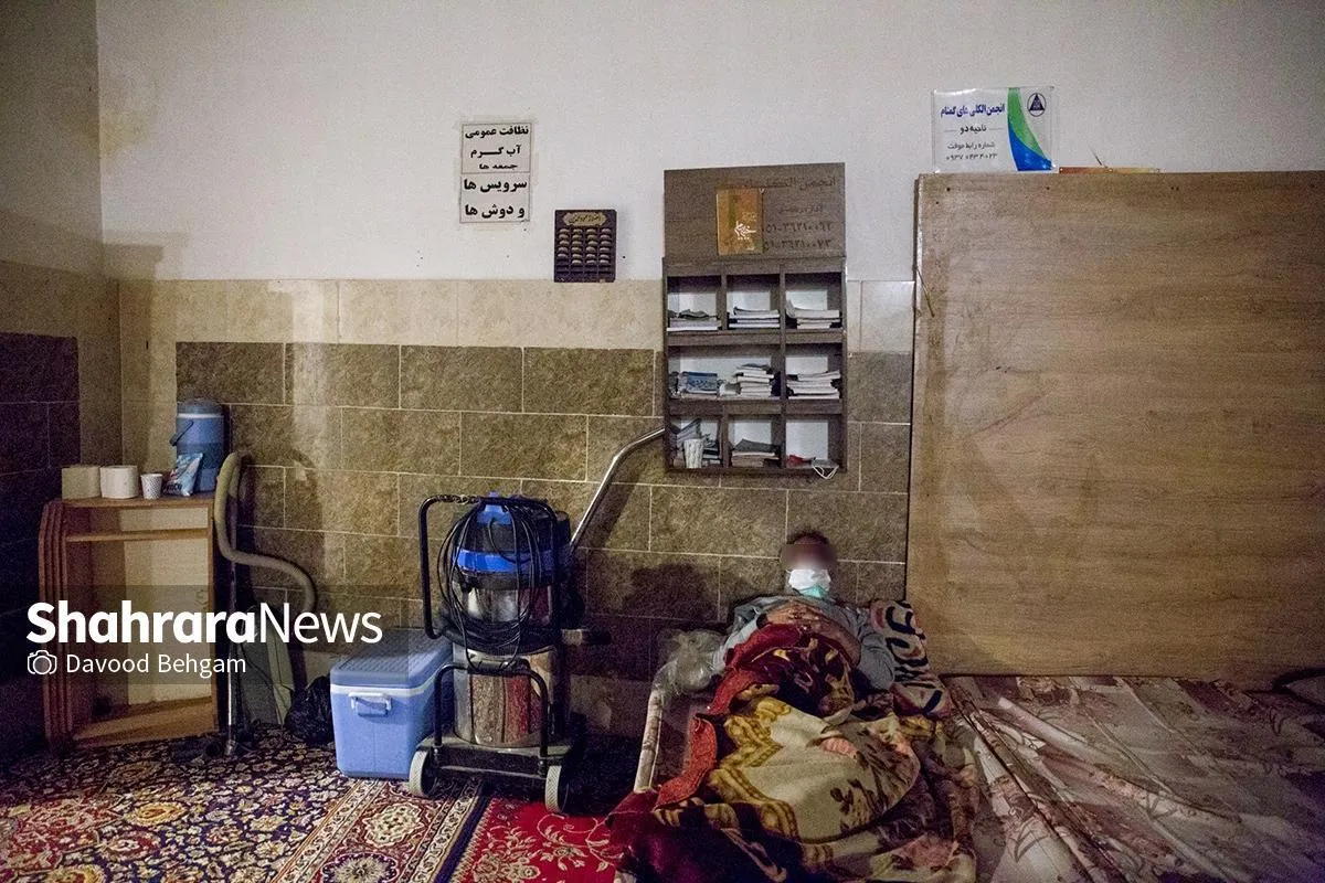 اسکان ۱۴۹ نفر بی‌سرپناه و کارتن خواب در مددسرای شهرداری منطقه ثامن مشهد در روز‌های برفی