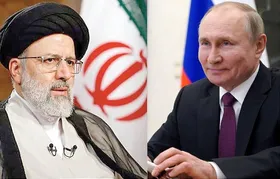امضای توافق&zwnj;نامه احداث راه&zwnj;آهن رشت&zwnj;-&zwnj;آستارا با سخنرانی رئیسی و پوتین