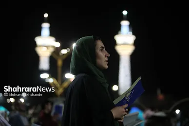 مراسم احیاء شب ۲۱ ماه رمضان در حرم مطهر رضوی