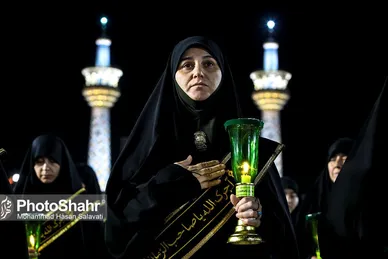 عکس| آیین خطبه‌خوانی شب شهادت امام رضا علیه السلام (۱۳ شهریور ۱۴۰۳)