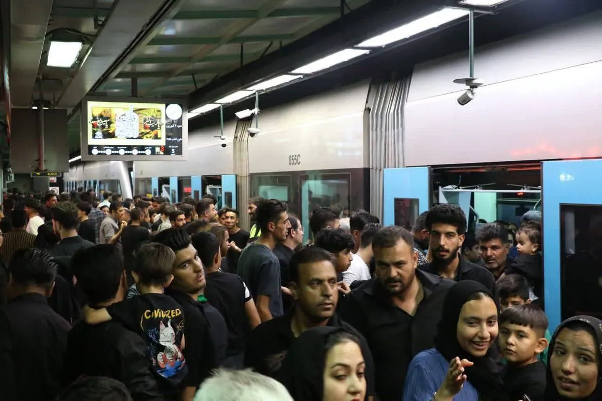 جابجایی بیش از ۲ میلیون نفر توسط مترو مشهد در چهار روز پایانی ماه صفر