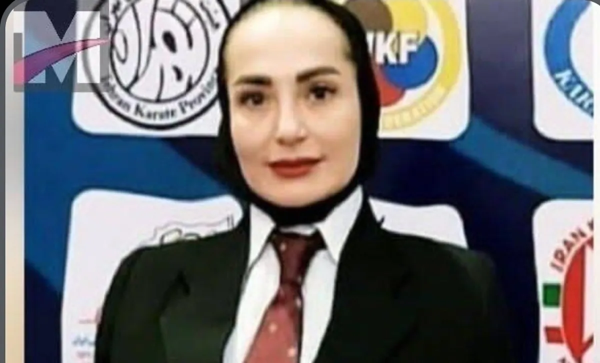 حضور بانوی داور خراسانی در کاراته آسیای میانه
