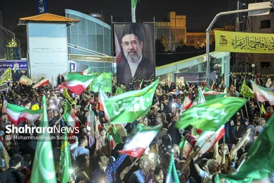 گزارش تصویری | اجتماع بزرگ «لشکریان امام رضا (ع)» در شب میلاد شمس الشموس