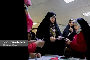 هنرنمایی دختران نوجوان مشهدی در حمایت از شهدای نوجوان غزه و لبنان