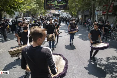 کاروان نمادین اسرای کربلا «بنی اسد»