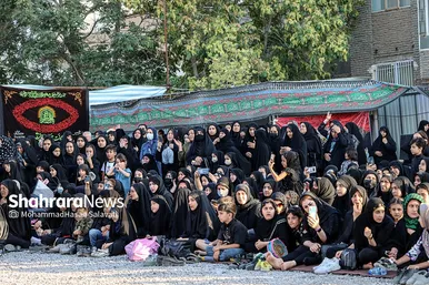 آیین خیمه سوزان عصر عاشورا در مشهد