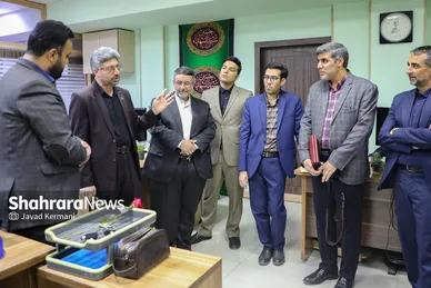 بازدید جمعی از مسئولین شهری و استانی مشهدمقدس از موسسه فرهنگی شهرآرا (۳) (۱۶ مرداد ۱۴۰۳)