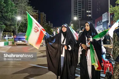 گزارش تصویری |حضور جامعه ورزش مشهد در سی و هشتمین شب شکوه حضور مردم در خیابان‌های مشهد