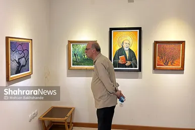 گزارش تصویری | نمایشگاه نقاشی «زیبایی فرّ خداوند است»