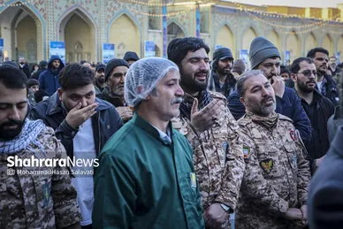 گزارش تصویری | مراسم تشییع پیکر مطهر شهید مدافع امنیت «مهدی ظریف» در مشهد ۲