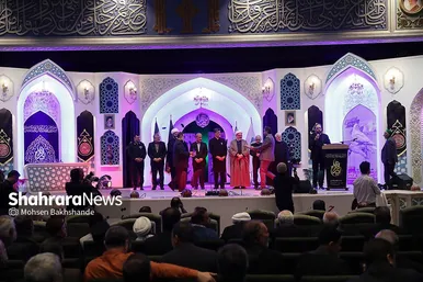 گزارش تصویری | اختتامیه بیست‌ودومین اجلاسیه بین‌المللی پیرغلامان حسینی در حرم مطهر رضوی