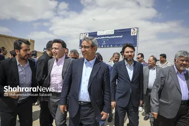 گزارش تصویری | بهره‌برداری از دو نیروگاه خورشیدی ۷ مگاواتی در مشهد