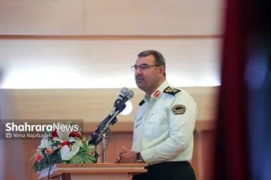 مراسم تودیع ومعارفه فرمانده انتظامی مشهد مقدس