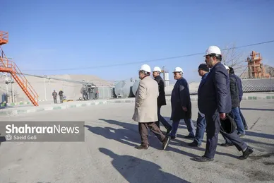 گزارش تصویری | بازدید شهردار مشهد از کارخانه‌های تولید آسفالت و بتن شهید مجیدی و پروژه احداث دوربرگردان غیرهم‌سطح شرقی ابوطالب