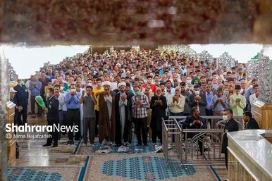 نماز عید سعید قربان در حرم مطهر رضوی