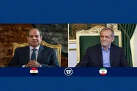 تأکید پزشکیان و السیسی بر موضع مشترک در برابر تجاوزگری اسرائیل