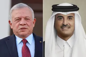 امیر قطر و پادشاه اردن درباره تحولات منطقه دیدار کردند