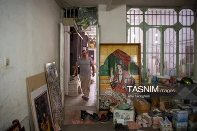 گزارش تصویری | کاشی هفت رنگ مکتب شیراز