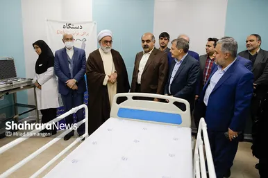 آیین بهره‌برداری از ۸ پروژه درمانی بیمارستان امام رضا (ع)