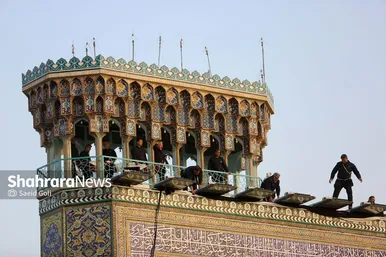 گزارش تصویری| آیین اذن عزای محرم در حرم مطهر رضوی (پنجشنبه ۵ تیر ۱۴۰۴)