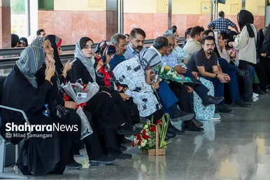 عکس‌های بازگشت اولین کاروان حجاج خراسانی به مشهد