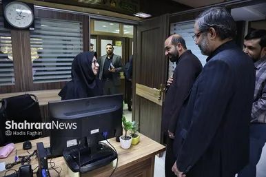 بازدید جمعی از مسئولین شهری و استانی مشهدمقدس از موسسه فرهنگی شهرآرا (۵) (۱۷ مرداد ۱۴۰۳)