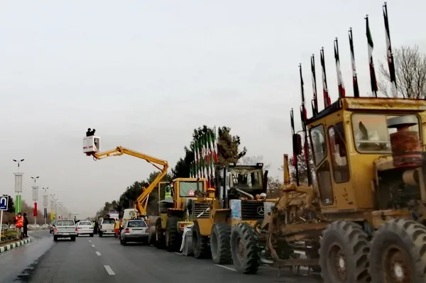 شهروند خبرنگار | استقبال از بهار ۱۴۰۱ در بلوار فرودگاه مشهد