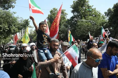 گزارش تصویری | راهپیمایی ضدصهیونیستی در مشهد (۲۳ خرداد ۱۴۰۴)