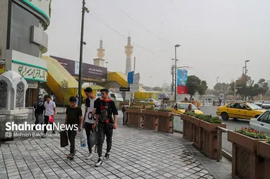 آلودگی شدید هوا در مشهد(۲۷ تیرماه ۱۴۰۲)