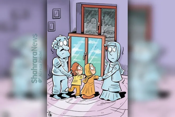 کارتون | مشهد در ۲۱۶ روز گذشته فقط ۲۵ روز هوای پاک داشته است