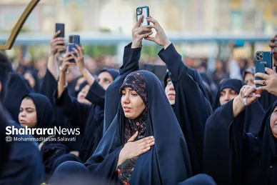 گزارش تصویری | مراسم چهارپایه خوانی شهادت حضرت رضا علیه السلام در حرم مطهر رضوی