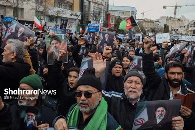 گزارش تصویری | تجمع مهاجران افغانستانی در محکومت جنایت آمریکا و رژیم صهیونیستی مقابل دفتر سازمان ملل در مشهد